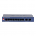 Switch PoE Cloud Managed 10 Porte Gigabit 60W Hi-PoE VLAN STP 250m Gestione Remota - Dahua
