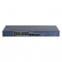Switch 20 Porte Gigabit PoE 190W Cloud Managed con SFP VLAN STP 250m - Dahua