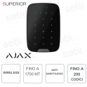 Superior KeyPad Plus Jeweller Nero Tastiera Wireless RFID DESFire Sicura con Protezione Antisabotaggio - Ajax