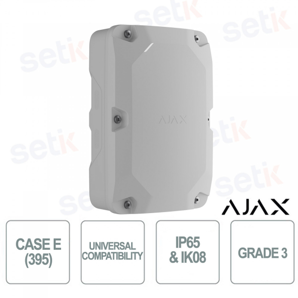 Ajax Case E 395 White: IP65 Hub Case with Internal Grade 3 Battery