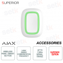 Ajax Superior Button Jeweller Panic Button / Smart - Wireless 868Mhz - White Color - Ajax