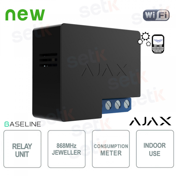 Relé de control remoto Wallswitch Ajax 868MHz