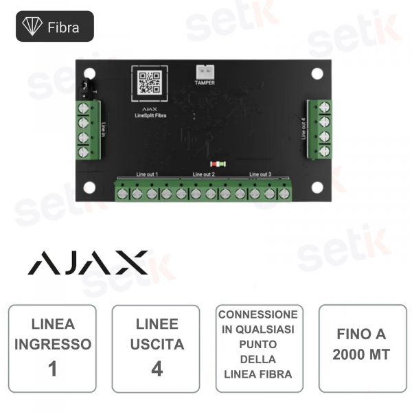 Superior LineSplit Fiber - AJAX module for splitting a fiber line into four lines