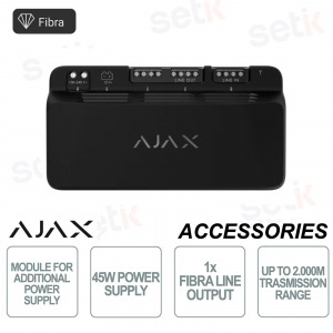 Superior LineSupply Fibra (45W) - Modulo d' alimentazione aggiuntiva 45 W + 1 linea di uscita Fibra - Colore Nero