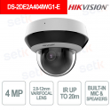 elecamera PTZ 4MP Acusense IR 20m Zoom 4x Ottica 2.8-12mm IP66 IK10 AI Deep Learning - Hikvision