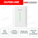 Récepteur sans fil Tri-X Bus 868 MHz Hikvision avec prolongateur RS-485 et prise en charge de 32 capteurs