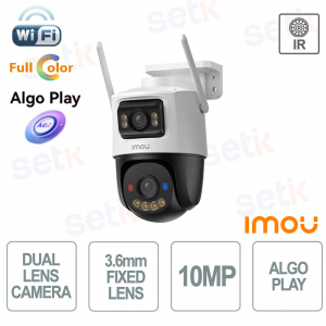 copy of Caméra Wi-Fi Imou Cruiser Dual 10MP à double objectif couleur IR Imou Sense