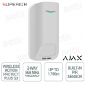 Ajax MotionProtect Plus G3 Jeweller Bianco Rilevatore Movimento PIR e Microonde con Anti-Masking e SmartDetect fino a 15 m