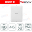Alimentatore Bus 3A con Backup Batteria e Uscita Sirena per Sistemi di Sicurezza Professionali - Hikvision