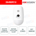 PIR Sensor with Integrated Camera and IR Night Vision up to 12 m with Pet Immunity - Hikvision