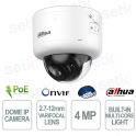 IPC-HDBW5459Z-ZHE-PV-PRO 4MP 2.7-12mm Varifocal Dome WizMind AI WizColor IP67 IK10 with Alarm and Audio - Dahua