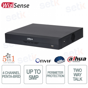 Dahua WizSense AI Penta-brid 4-Channel 5MP DVR with AcuPick and Face Recognition