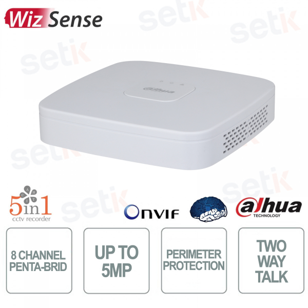 Dahua WizSense AI Penta-brid 8-Channel 5MP DVR with AcuPick and Face Recognition