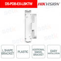 Support en L DS-PDB-EX-LBKTW compact et facile à installer pour capteurs de rideaux extérieurs - Hikvision