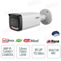 WizMind 8MP Bullet Camera 2.8mm with Smart Dual Light and AI AcuPick IP67 IK10 Professional Camera - Dahua