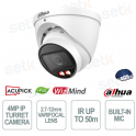 Caméra oculaire WizMind AI 4MP avec double éclairage intelligent et AcuPick IP67 - Dahua