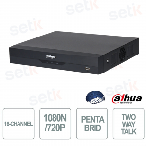 Enregistreur numérique 16 canaux XVR4116HS-I/T WizSense AI avec SMD Plus, double voyant lumineux intelligent et H.265+ - Dahua