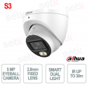 Telecamera 5MP HDCVI 2.8mm Smart Dual Light IP67 con Microfono Integrato e Starlight - Dahua