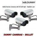 3x FULL BULLET CAMERAS WITH IR LED LIGHT - SETIK