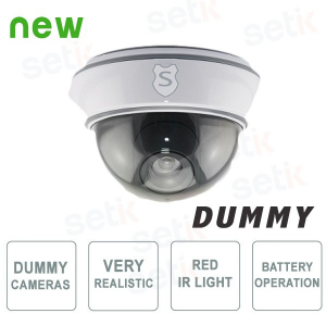 Outdoor IR LED Dome Surveillance Dummy Security Camera