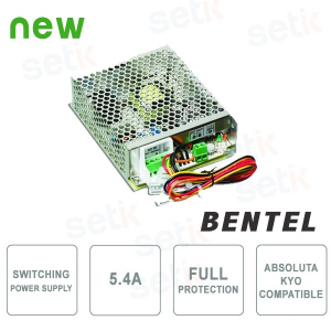 5.4A Switching power supply, compatible with ABSOLUTA and KYO control panels - Bentel