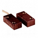 Small metal magnetic contact - Brown