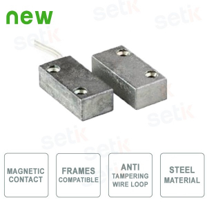 Kleiner magnetischer Metallkontakt - Stahl