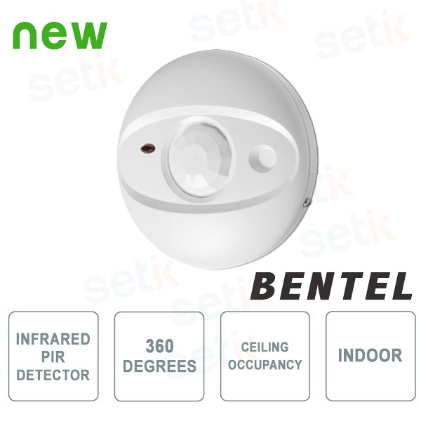 Detector infrarrojo PIR de 360 grados - Bentel