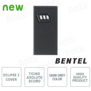 Cover for Eclipse 2 proximity reader - Ticino Axolute Dark Series - Bentel