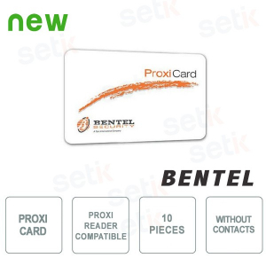 10x Näherungskarten ohne Kontakte für PROXI-Leser - Bentel