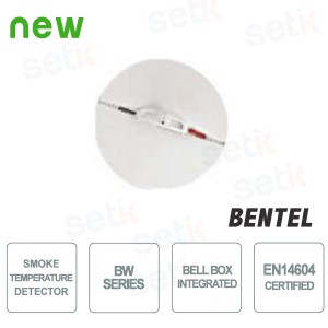 Détecteur Sans Fil de fumée et température - Série BW - Bentel Security
