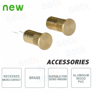 Brass Recessed Microcontact Highly Resistent