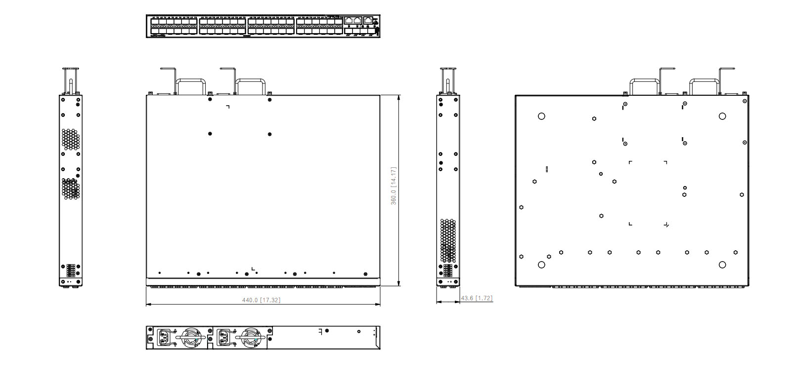 AS5600-48GF4XF-V2 dimensions
