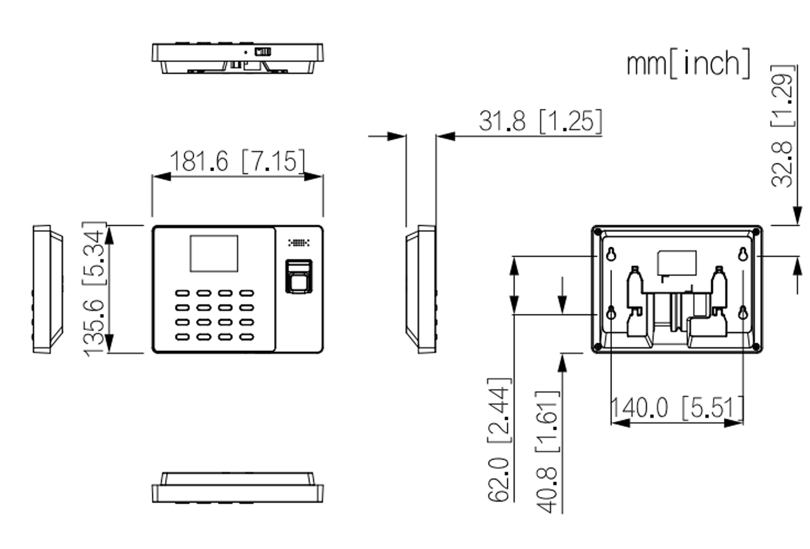 ASA2212GL-MEW dimensions