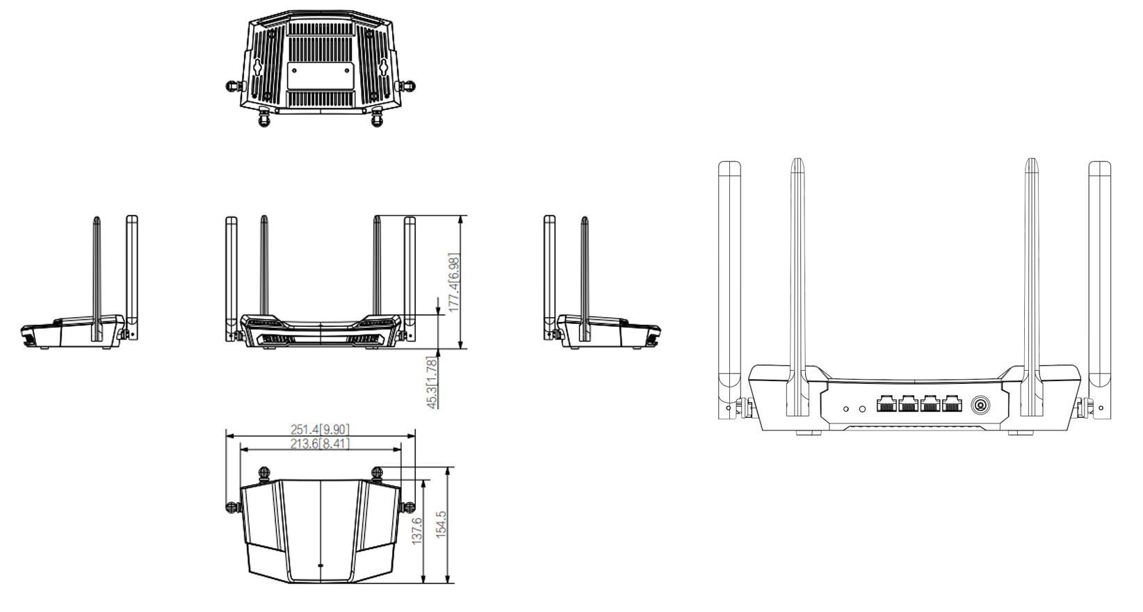 AX18 dimensions