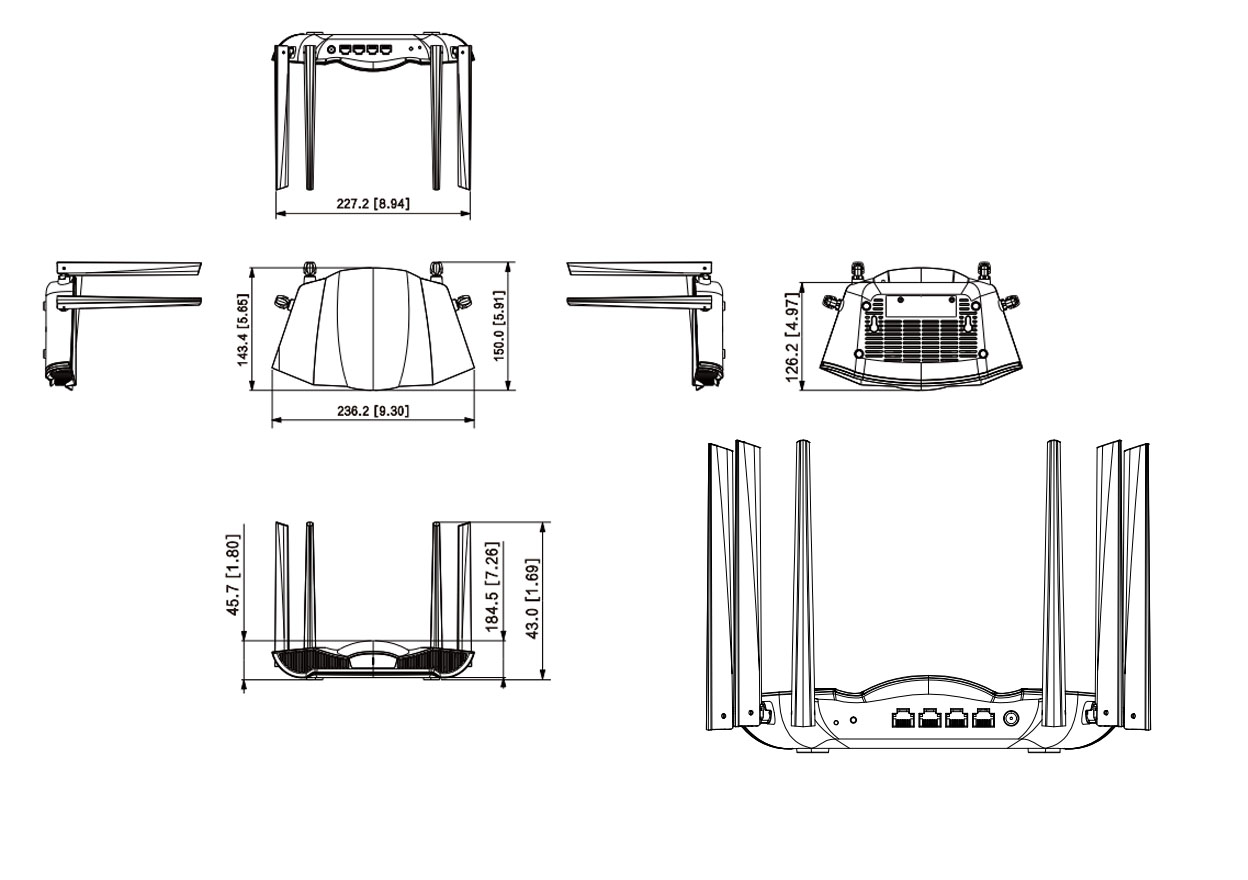 AX30 dimensions
