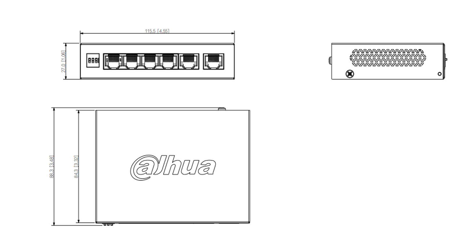 CS4006-4GT-60-V2 dimensioni