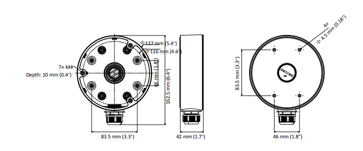 DS-1280ZJ-DM21(Black) dimensions