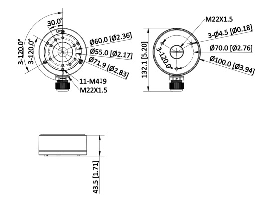 DS-1280ZJ-XS(Black) dimensions