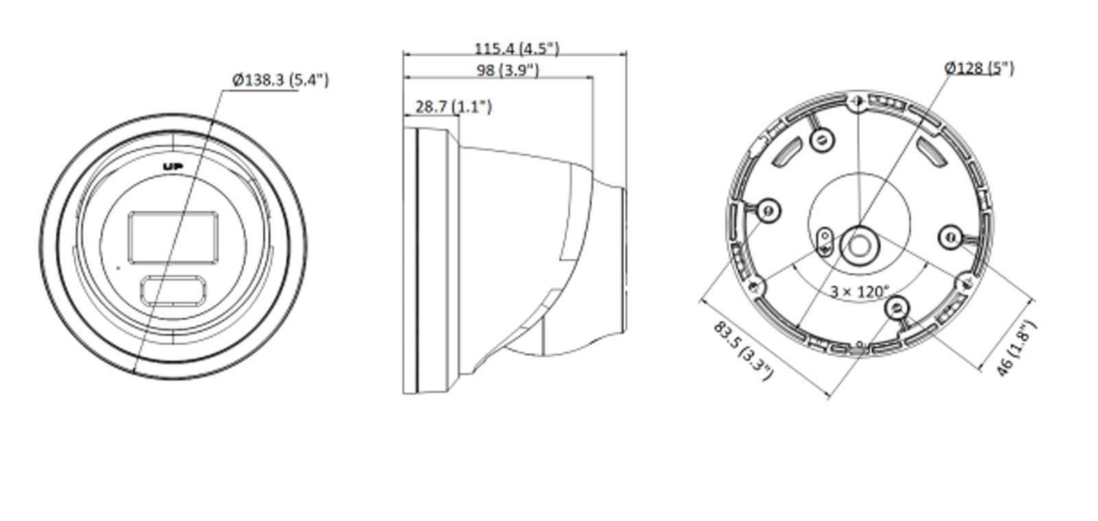 DS-2CD2347G2H-LIU dimensions
