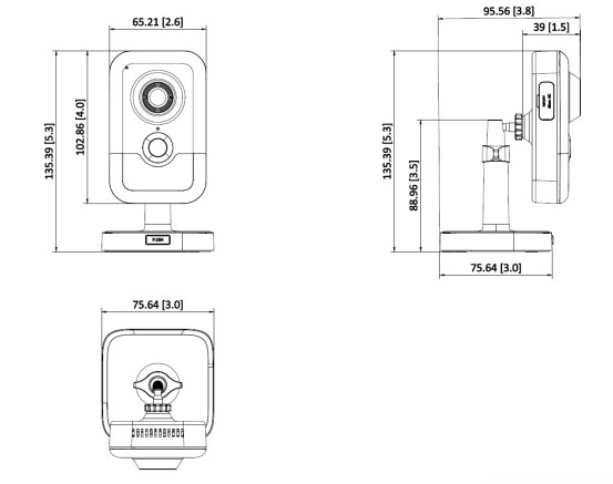 DS-2CD2443G2-IW(28mm) dimensions