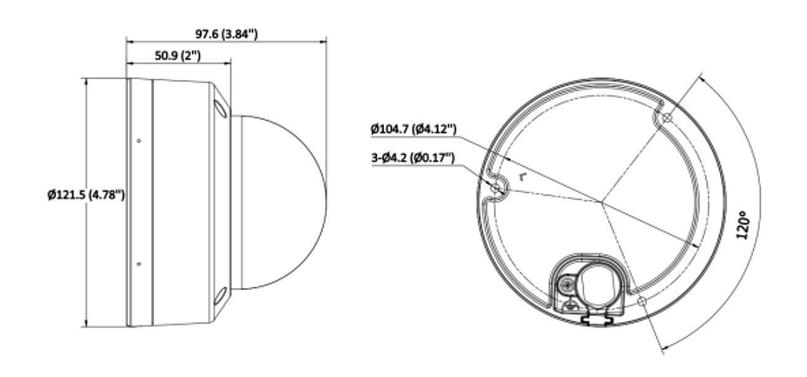 DS-2CD2723G2-LIZS2U(2.8-12mm) dimensions