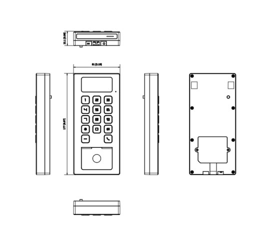 DS-K1T502DBWX-CQR dimensions