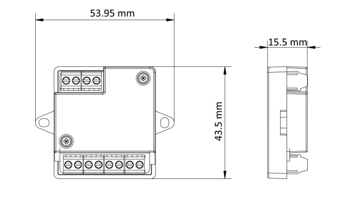 DS-K2M062 dimensions