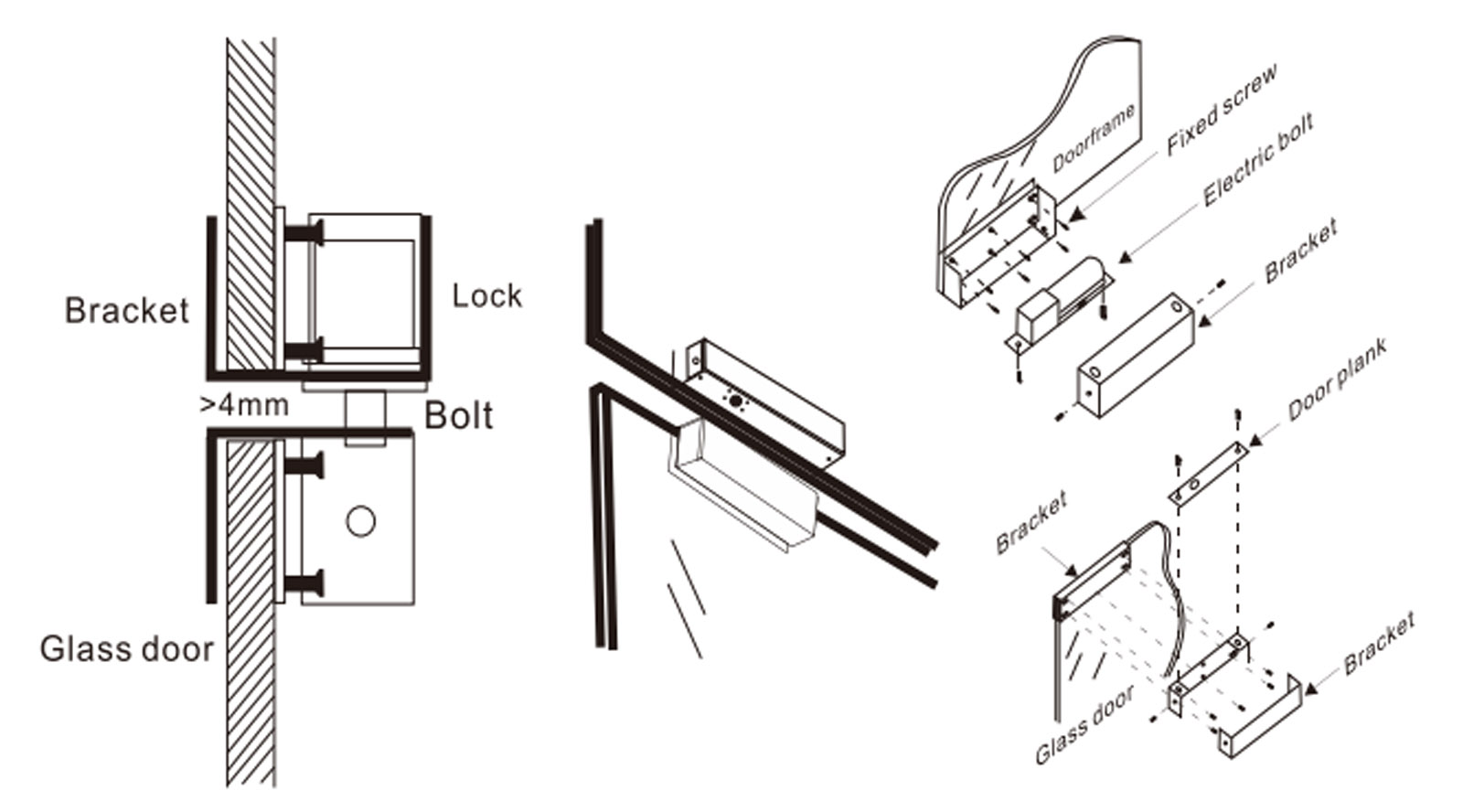 DS-K4T100-U2 dimensions