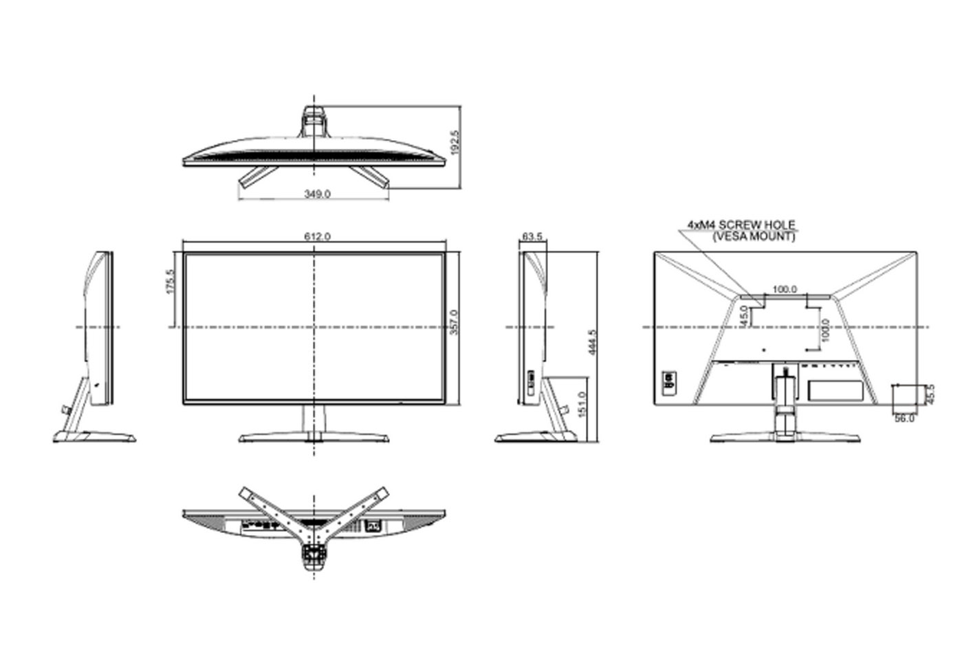 G2771HS-B1 dimensioni