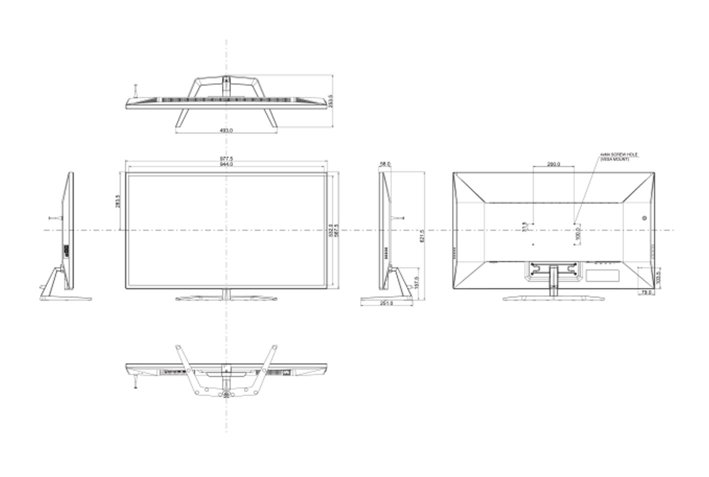G4380UHSU-B2 dimensioni