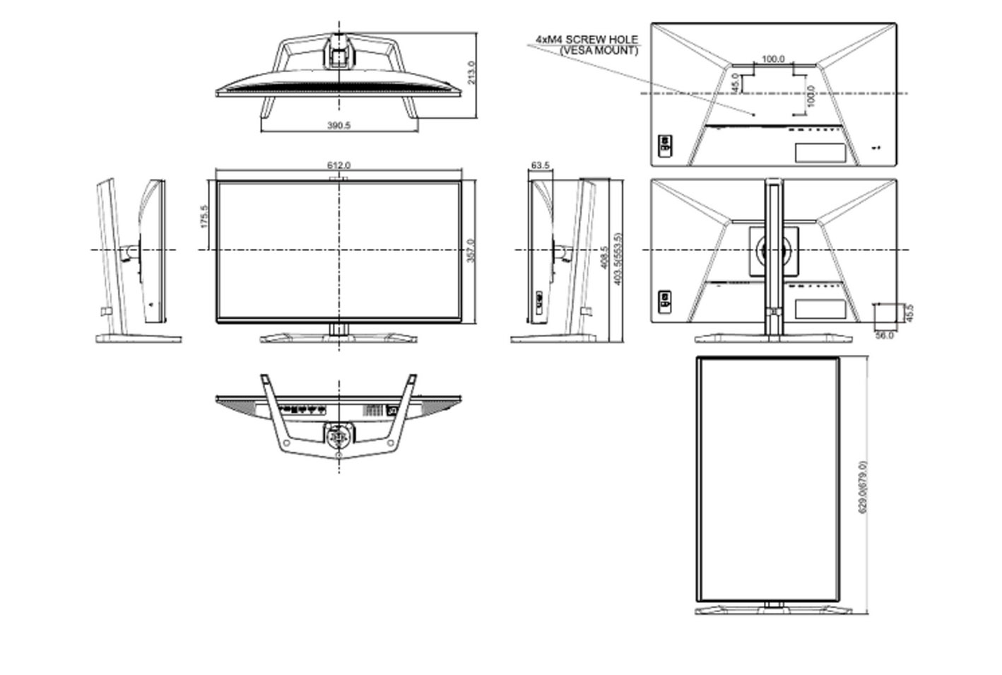 GB2771HSU-B1 dimensioni