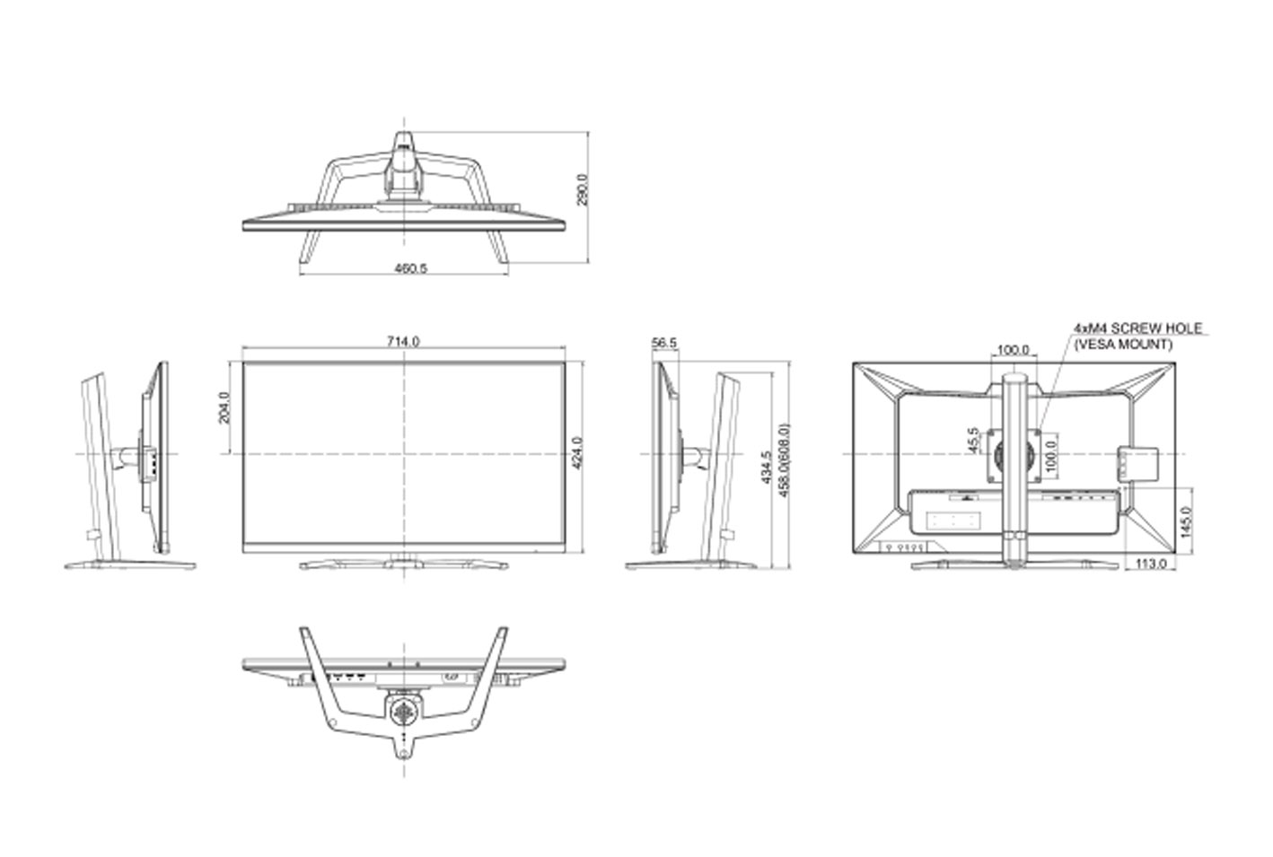 GB3290QSU-B1 dimensioni