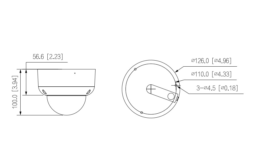 HAC-HDBW1200RA-Z-S6 dimensioni